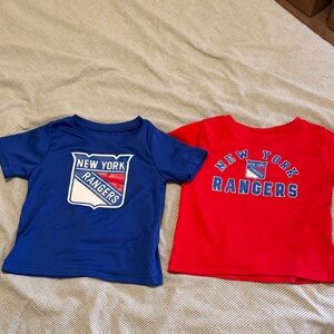 New York Rangers 3T Toddler Red & Blue T-Shirts
